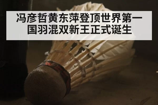 冯彦哲黄东萍登顶世界第一 国羽混双新王正式诞生